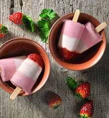 Stecco panna e fragola