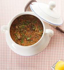 Lentejas con tomate y acelgas