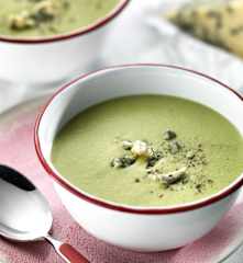 Broccoli and stilton soup