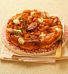 Tatin d'échalotes au chèvre