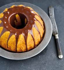 Çikolata Soslu Havuçlu Kek