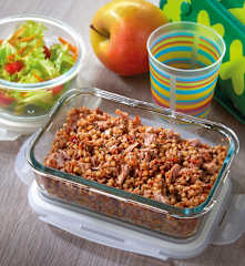 Grano saraceno, pomodori secchi e tonno