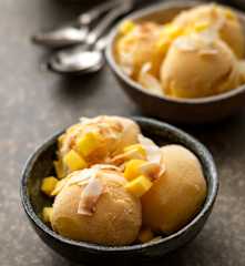 Dairy-free Mango Ice Cream