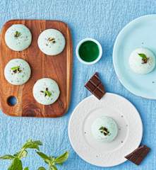 Semifreddo alla menta e cioccolato (senza lattosio)