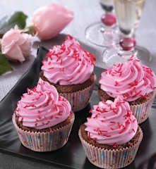 Cupcakes de la Saint-Valentin