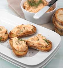 Paštika z uzeného lososa a kopru