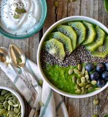 Bol de smoothie verde (Carmen Tía Alia)