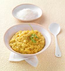 Risotto au curry et noix de coco