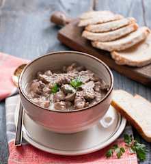 Wołowina z pieczarkami