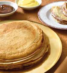 Crêpes di farina integrale