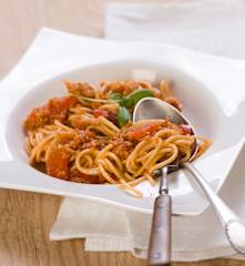 Sauce Bologneser Art mit Sojabröseln