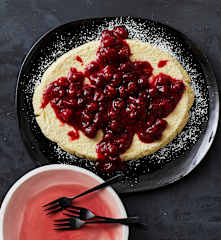 Cheesecake mit Himbeeren