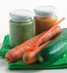 Puré de legumes com carne