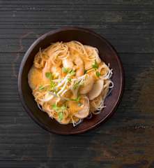 Prawn noodle curry
