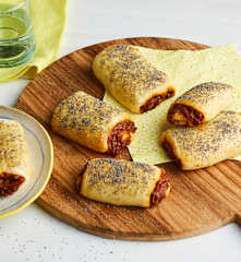 Minipizzas façon pains au chocolat