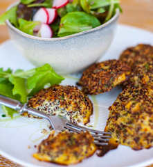 Rybí karbanátky s quinoou