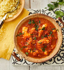 Crevettes à la chermoula