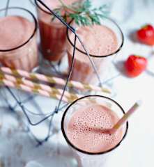Frullato fragole e carote