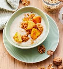 Porridge mit Ananas