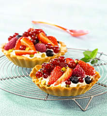 Tartelette aux fruits rouges