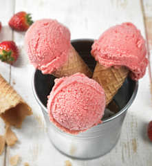 Gelato veloce alla fragola