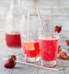 Erdbeer-Vanille-Sirup