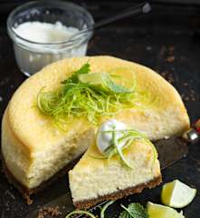 Limetten-Cheesecake