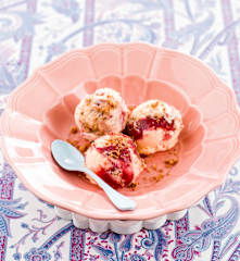 Helado de cheesecake