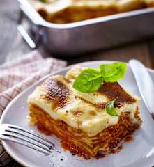 Lasaña sin gluten