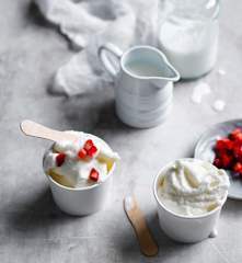 Buttermilk balsamic sorbet