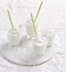 Granizado de abacaxi e coco