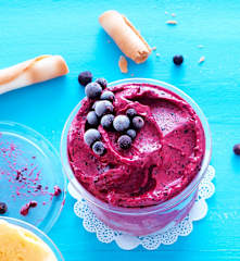 Sorbet au cassis