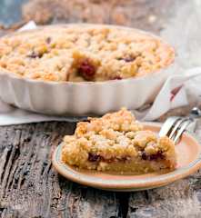 Ciasto z gruszkami i kruszonką