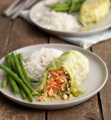 Thai Steamed Trout Parcels