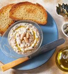 Crema di fagioli cannellini al profumo di mare (vegan)