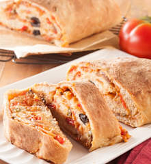 Rollo de pan mediterráneo