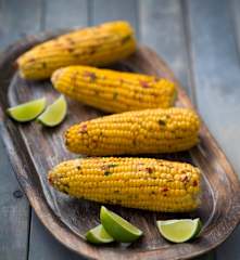 Lime and chilli corn