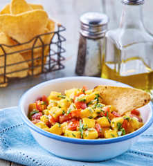 Pico de gallo de mango