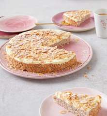 Schwedische Mandeltorte mit Vanillecreme