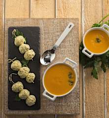 Crema di verdure e polpette di tacchino (TM6)