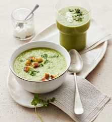 Grüne Salatsuppe