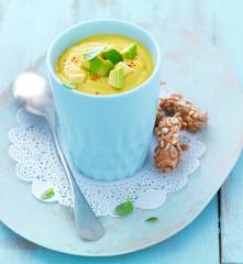 Gaspacho mangue-avocat