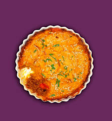 Hack-Kürbis-Auflauf