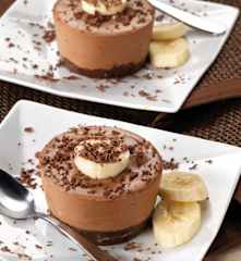 Mini cheesecake alla banana