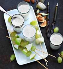 Soupe glacée aux amandes