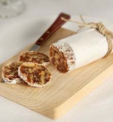 Salchichón de dátiles y nueces