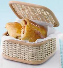 Merendas com massa de piza