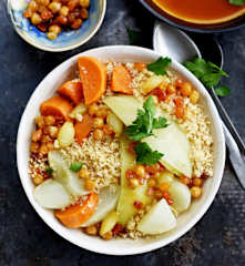 Couscous d'orge aux légumes d'hiver