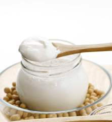Iogurte de soja com coco