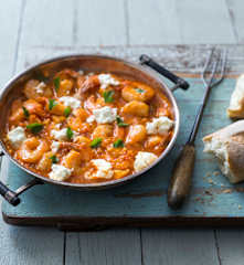 Prawn Saganaki with Feta